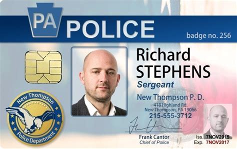 police smart cards|police id card.